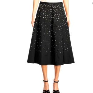 DKNY
Embroidered A-Line Midi Skirt
